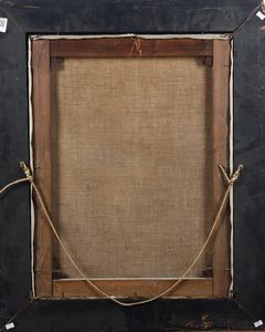 Luigi Gallina : Ritratto uomo baffuto  - Asta Antiquariato e dipinti - Associazione Nazionale - Case d'Asta italiane