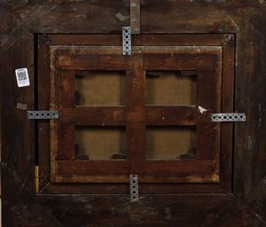 Scuola olandese del XIX secolo Paesaggio con figure  - Asta Antiquariato e dipinti - Associazione Nazionale - Case d'Asta italiane