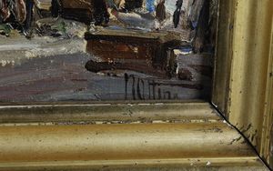 Vittorio Nattino : Rustico  - Asta Antiquariato e dipinti - Associazione Nazionale - Case d'Asta italiane