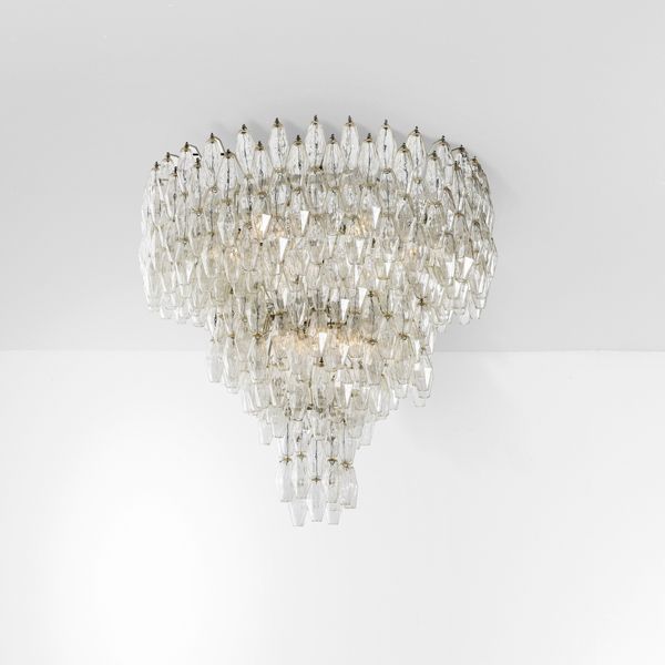 VENINI : Grande lampada a sospensione  - Asta Design 200 - Associazione Nazionale - Case d'Asta italiane