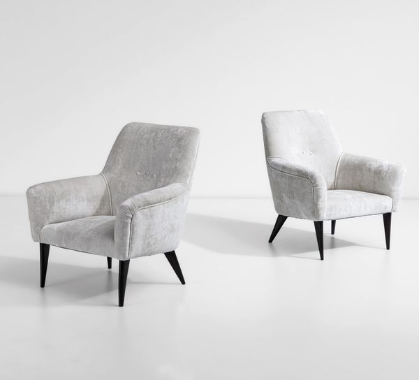 GIO PONTI : Due poltrone  - Asta Design 200 - Associazione Nazionale - Case d'Asta italiane