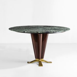 MELCHIORRE BEGA - Tavolo a piano circolare