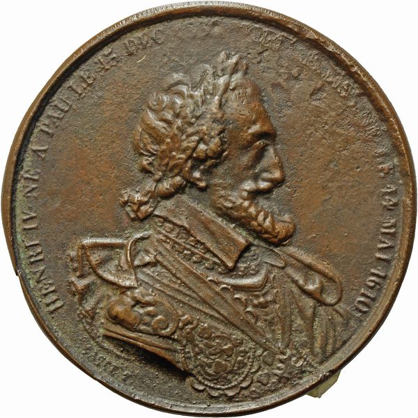 Enrico IV  - Asta Placchette e medaglie dal XIV al XIX secolo - Associazione Nazionale - Case d'Asta italiane