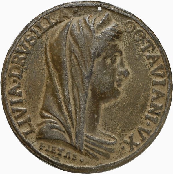 Medaglia uniface Livia Drusilla  - Asta Placchette e medaglie dal XIV al XIX secolo - Associazione Nazionale - Case d'Asta italiane