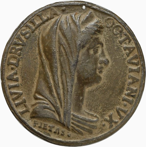 Medaglia uniface Livia Drusilla  - Asta Placchette e medaglie dal XIV al XIX secolo - Associazione Nazionale - Case d'Asta italiane