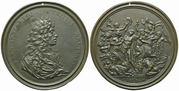 Massimiliano Soldani Benzi : Francesco Redi  - Asta Placchette e medaglie dal XIV al XIX secolo - Associazione Nazionale - Case d'Asta italiane