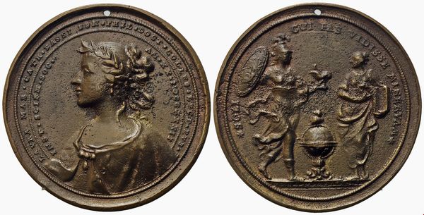 Laura Maria Caterina Bassi Veratti (1711-1778)  - Asta Placchette e medaglie dal XIV al XIX secolo - Associazione Nazionale - Case d'Asta italiane