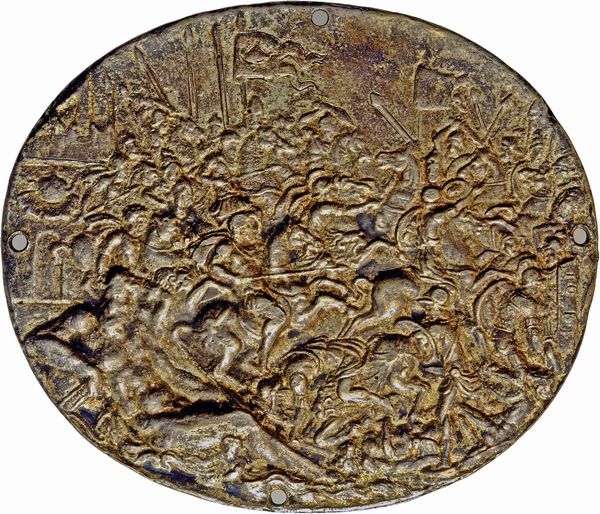 GOVANNI BERNARDI : BATTAGLIA DI PAVIA  - Asta Placchette e medaglie dal XIV al XIX secolo - Associazione Nazionale - Case d'Asta italiane