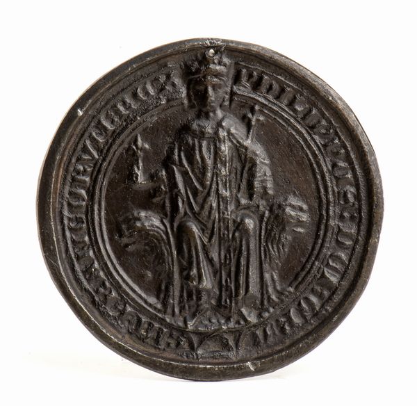 Copia di sigilli francesi in piombo. Lotto di due  - Asta Placchette e medaglie dal XIV al XIX secolo - Associazione Nazionale - Case d'Asta italiane