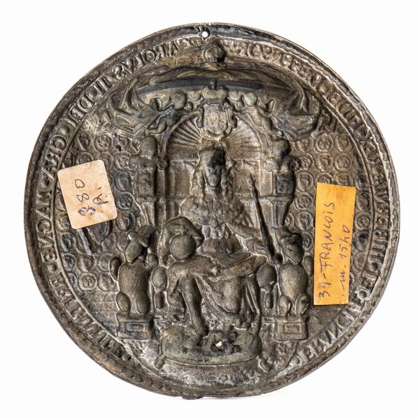 Copia di sigilli inglesi. Lotto di due  - Asta Placchette e medaglie dal XIV al XIX secolo - Associazione Nazionale - Case d'Asta italiane