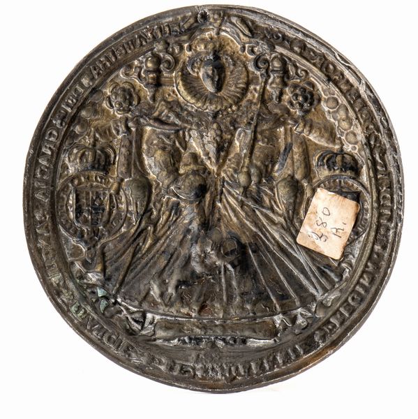 Copia di sigilli inglesi. Lotto di due  - Asta Placchette e medaglie dal XIV al XIX secolo - Associazione Nazionale - Case d'Asta italiane