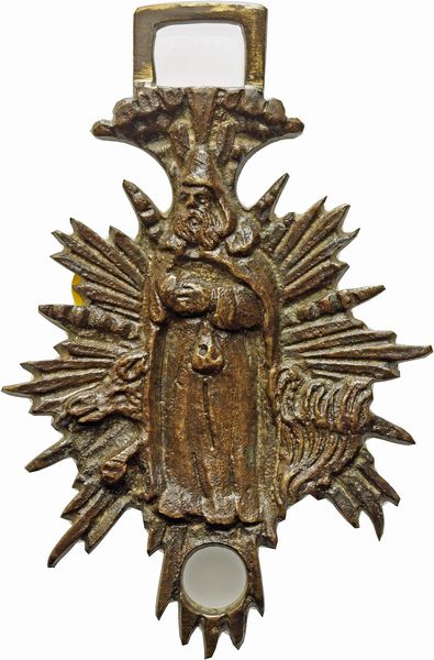 SANT ANTONIO ABATE  - Asta Placchette e medaglie dal XIV al XIX secolo - Associazione Nazionale - Case d'Asta italiane