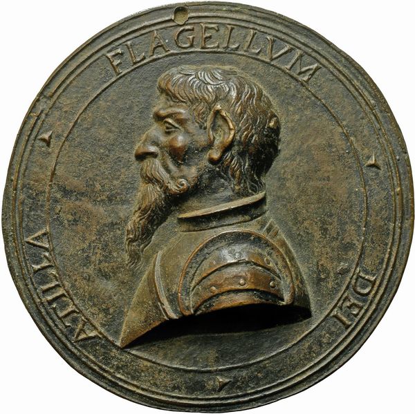 ATTILA (395 – 453)  - Asta Placchette e medaglie dal XIV al XIX secolo - Associazione Nazionale - Case d'Asta italiane