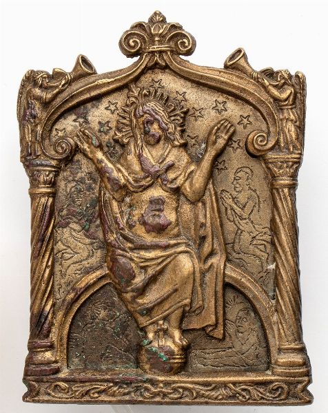 Padre Eterno  - Asta Placchette e medaglie dal XIV al XIX secolo - Associazione Nazionale - Case d'Asta italiane
