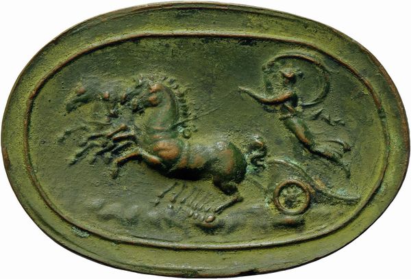 VENERE (?)SU QUADRIGA  - Asta Placchette e medaglie dal XIV al XIX secolo - Associazione Nazionale - Case d'Asta italiane