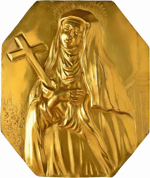 S. CATERINA DA SIENA  - Asta Placchette e medaglie dal XIV al XIX secolo - Associazione Nazionale - Case d'Asta italiane