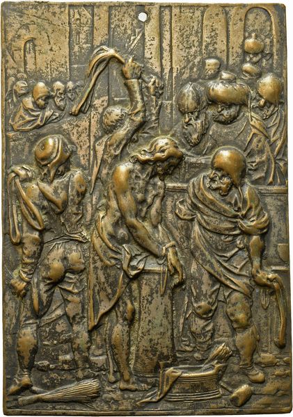 FLAGELLAZIONE DI CRISTO  - Asta Placchette e medaglie dal XIV al XIX secolo - Associazione Nazionale - Case d'Asta italiane