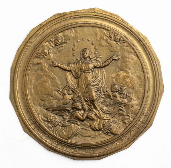 Assunzione della Vergine  - Asta Placchette e medaglie dal XIV al XIX secolo - Associazione Nazionale - Case d'Asta italiane