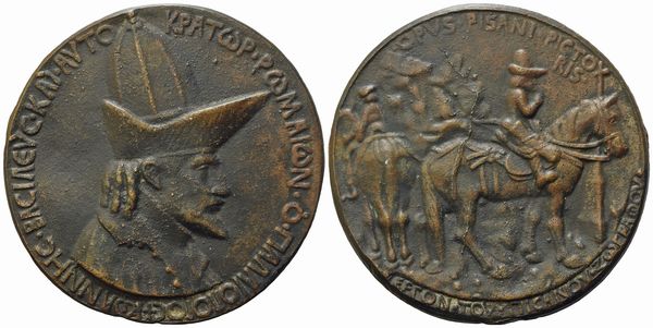 GIOVANNI VIII PALEOLOGO  - Asta Placchette e medaglie dal XIV al XIX secolo - Associazione Nazionale - Case d'Asta italiane
