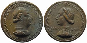 Gianfrancesco Enzola Parmense - Francesco I Sforza - Galeazzo  Maria Sforza