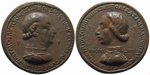 Gianfrancesco Enzola Parmense - Francesco I Sforza- Galeazzo Sforza