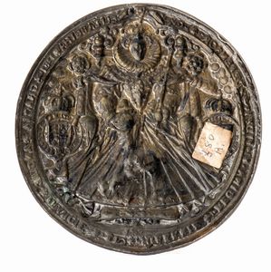 Copia di sigilli inglesi. Lotto di due  - Asta Placchette e medaglie dal XIV al XIX secolo - Associazione Nazionale - Case d'Asta italiane