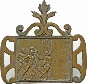 Maestro di Coriolano - Scena della storia di Tarpea