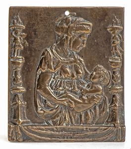 Bernardo Rossellino, Cerchia di - Madonna col Bambino