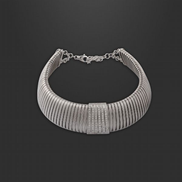 COLLIER DE CHIEN TUBOGAS, LEGNAZZI  - Asta Gioielli Importanti - Associazione Nazionale - Case d'Asta italiane