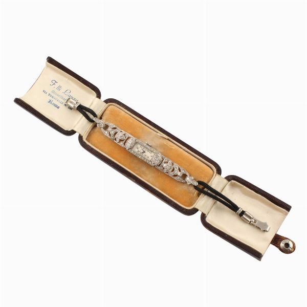 BRACCIALE-OROLOGIO  - Asta Gioielli Importanti - Associazione Nazionale - Case d'Asta italiane