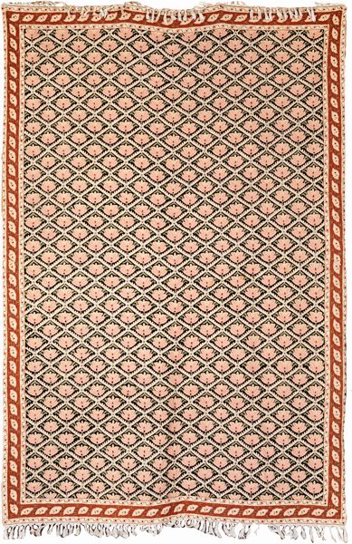 Tappeto/arazzo floreale punto catenella  - Asta Antiquariato - Mobili, Sculture e Oggetti d'Arte - Associazione Nazionale - Case d'Asta italiane