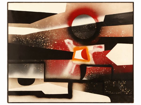 ALVARO MONNINI : Tempo sospetto 1973  - Asta Arte Moderna e Contemporanea - Associazione Nazionale - Case d'Asta italiane