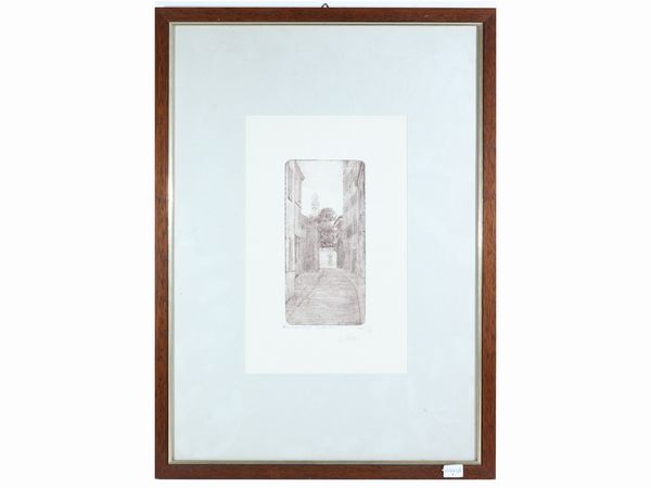 VIVIANO VIVIANI : Vedute di citt�  - Asta Arte Moderna e Contemporanea - Associazione Nazionale - Case d'Asta italiane