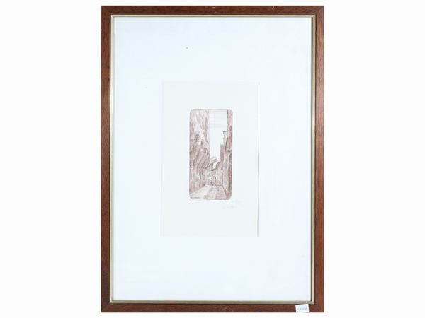 VIVIANO VIVIANI : Vedute di citt�  - Asta Arte Moderna e Contemporanea - Associazione Nazionale - Case d'Asta italiane