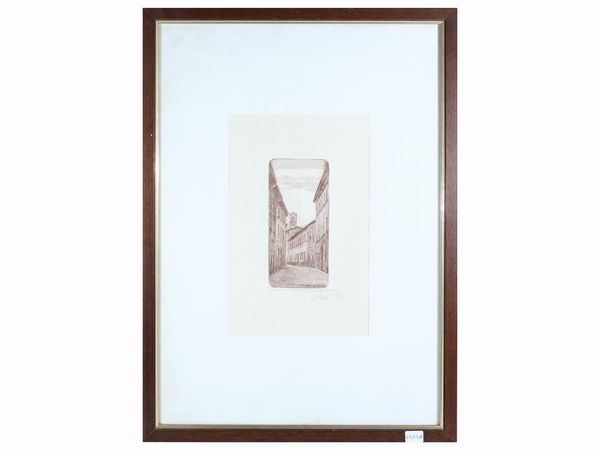 VIVIANO VIVIANI : Vedute di citt�  - Asta Arte Moderna e Contemporanea - Associazione Nazionale - Case d'Asta italiane