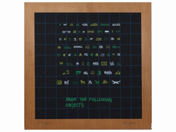 Fabio De Poli : Draw the following objects - Draw the house  - Asta Arte Moderna e Contemporanea - Associazione Nazionale - Case d'Asta italiane