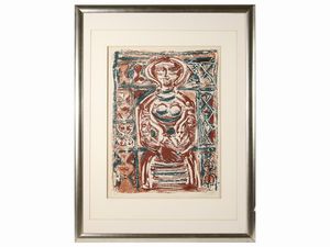 Massimo Campigli - Donna alla finestra