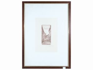 VIVIANO VIVIANI : Vedute di citt�  - Asta Arte Moderna e Contemporanea - Associazione Nazionale - Case d'Asta italiane