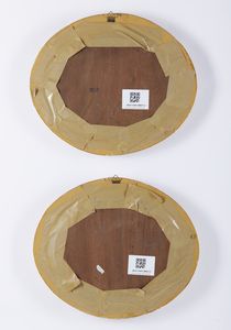 ARTISTA DEL XIX SECOLO : Coppia di dipinti raffiguranti allegoria dell'estate e dell'autunno  - Asta Asta 423 | ARTE ANTICA E DEL XIX SECOLO Online - Associazione Nazionale - Case d'Asta italiane