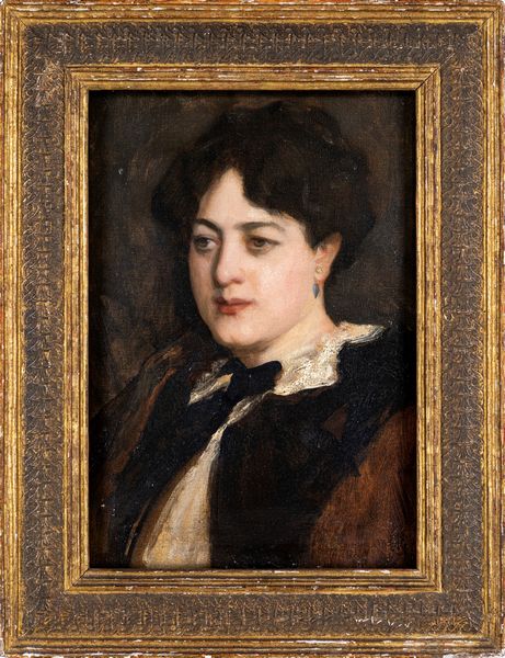 John Singer  Sargent (cerchia di) : Ritratto di signora americana  - Asta Dipinti del XIX Secolo - Associazione Nazionale - Case d'Asta italiane