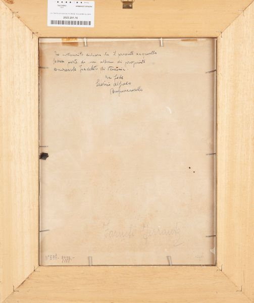 Armando Spadini : Tacchino  - Asta Dipinti del XIX Secolo - Associazione Nazionale - Case d'Asta italiane