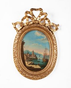 Orazio Grevenbroeck, Attribuito a : Paesaggi  - Asta Dipinti del XIX Secolo - Associazione Nazionale - Case d'Asta italiane