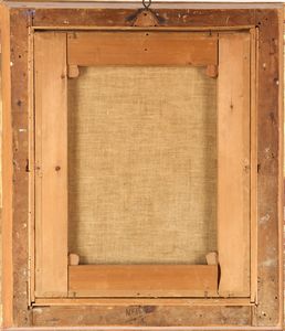 Scuola lombarda del XIX secolo : Coppia di ritratti di coniugi  - Asta Dipinti del XIX Secolo - Associazione Nazionale - Case d'Asta italiane