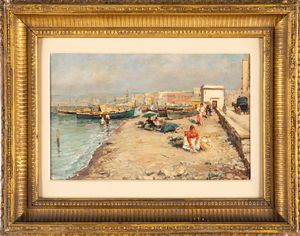 Attilio Pratella - Sulla spiaggia