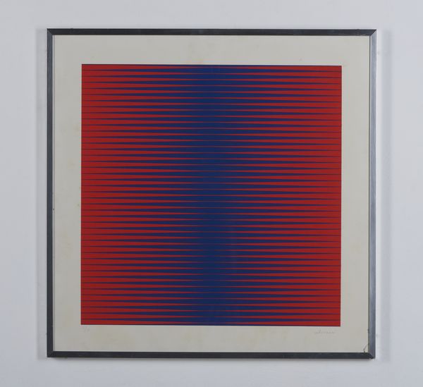 ALVIANI GETULIO (n. 1939) : Senza titolo.  - Asta Asta 424 | GRAFICA MODERNA, FOTOGRAFIA E MULTIPLI D'AUTORE Online - Associazione Nazionale - Case d'Asta italiane