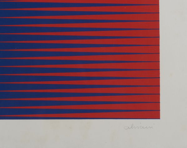 ALVIANI GETULIO (n. 1939) : Senza titolo.  - Asta Asta 424 | GRAFICA MODERNA, FOTOGRAFIA E MULTIPLI D'AUTORE Online - Associazione Nazionale - Case d'Asta italiane