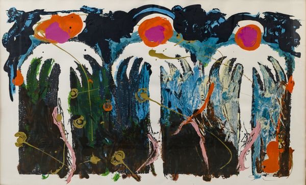 SCHIFANO MARIO (1934 - 1998) : Palme.  - Asta Asta 424 | GRAFICA MODERNA, FOTOGRAFIA E MULTIPLI D'AUTORE Online - Associazione Nazionale - Case d'Asta italiane