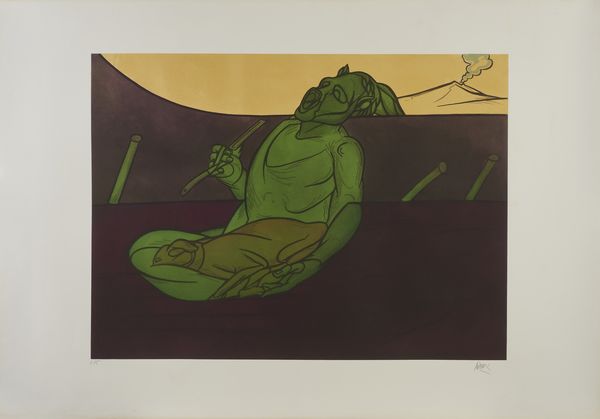 ADAMI VALERIO (n. 1935) : Early morning.  - Asta Asta 424 | GRAFICA MODERNA, FOTOGRAFIA E MULTIPLI D'AUTORE Online - Associazione Nazionale - Case d'Asta italiane