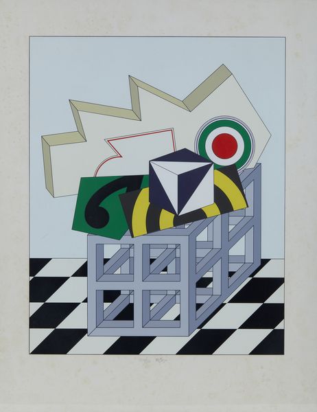 DEL PEZZO LUCIO (1933 - 2020) : Senza titolo.  - Asta Asta 424 | GRAFICA MODERNA, FOTOGRAFIA E MULTIPLI D'AUTORE Online - Associazione Nazionale - Case d'Asta italiane