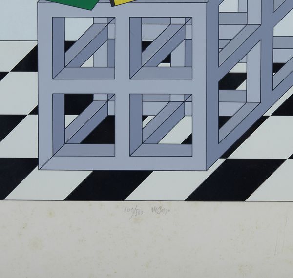 DEL PEZZO LUCIO (1933 - 2020) : Senza titolo.  - Asta Asta 424 | GRAFICA MODERNA, FOTOGRAFIA E MULTIPLI D'AUTORE Online - Associazione Nazionale - Case d'Asta italiane